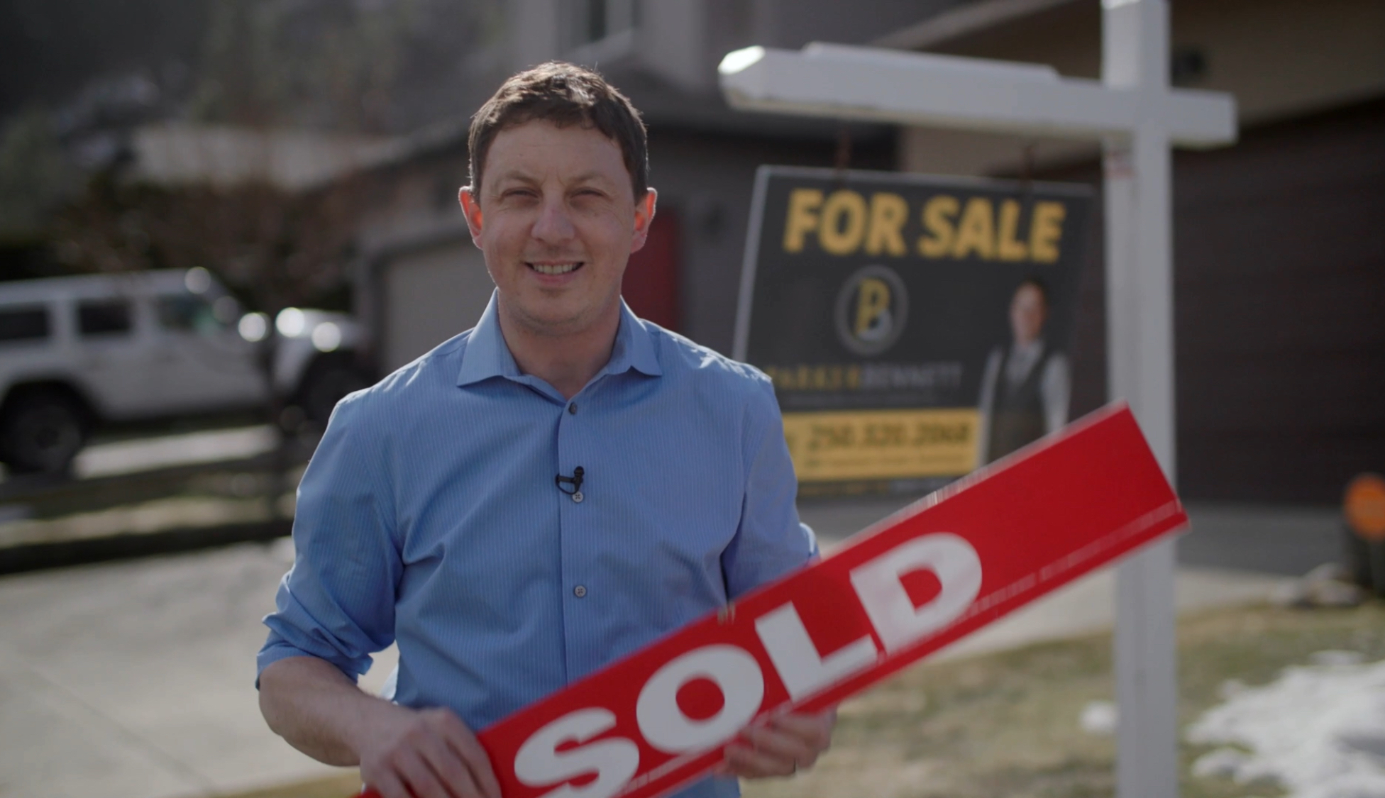 Parker with Sold sign